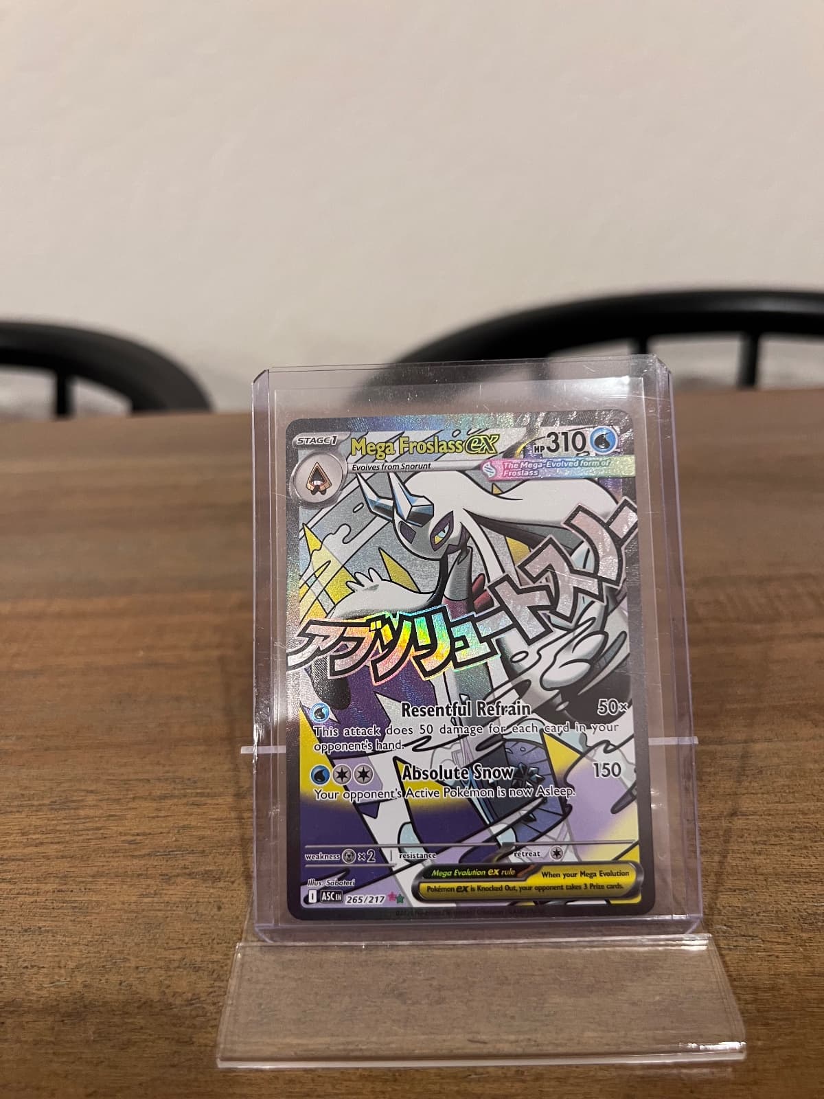 Mega Froslass ex - 265/217 (MAR)