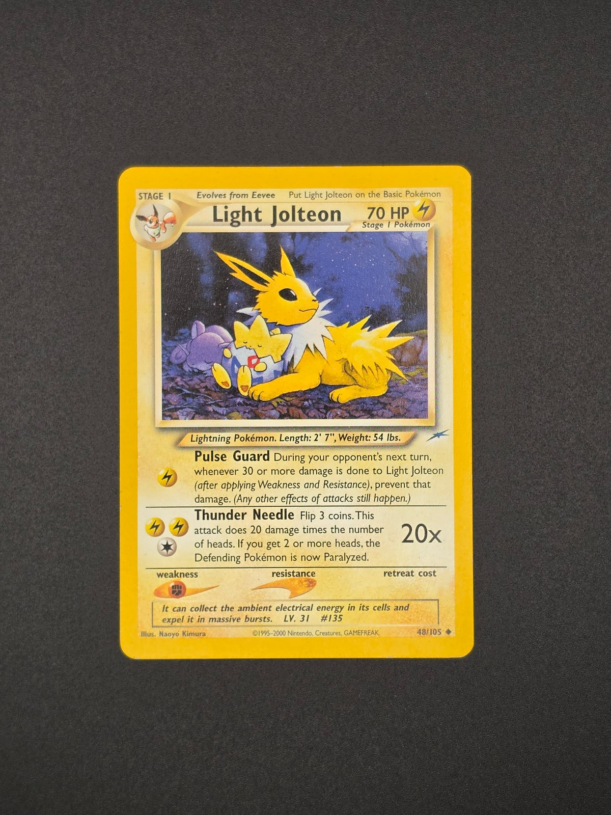 2000 Neo Destiny Light Jolteon 48/105