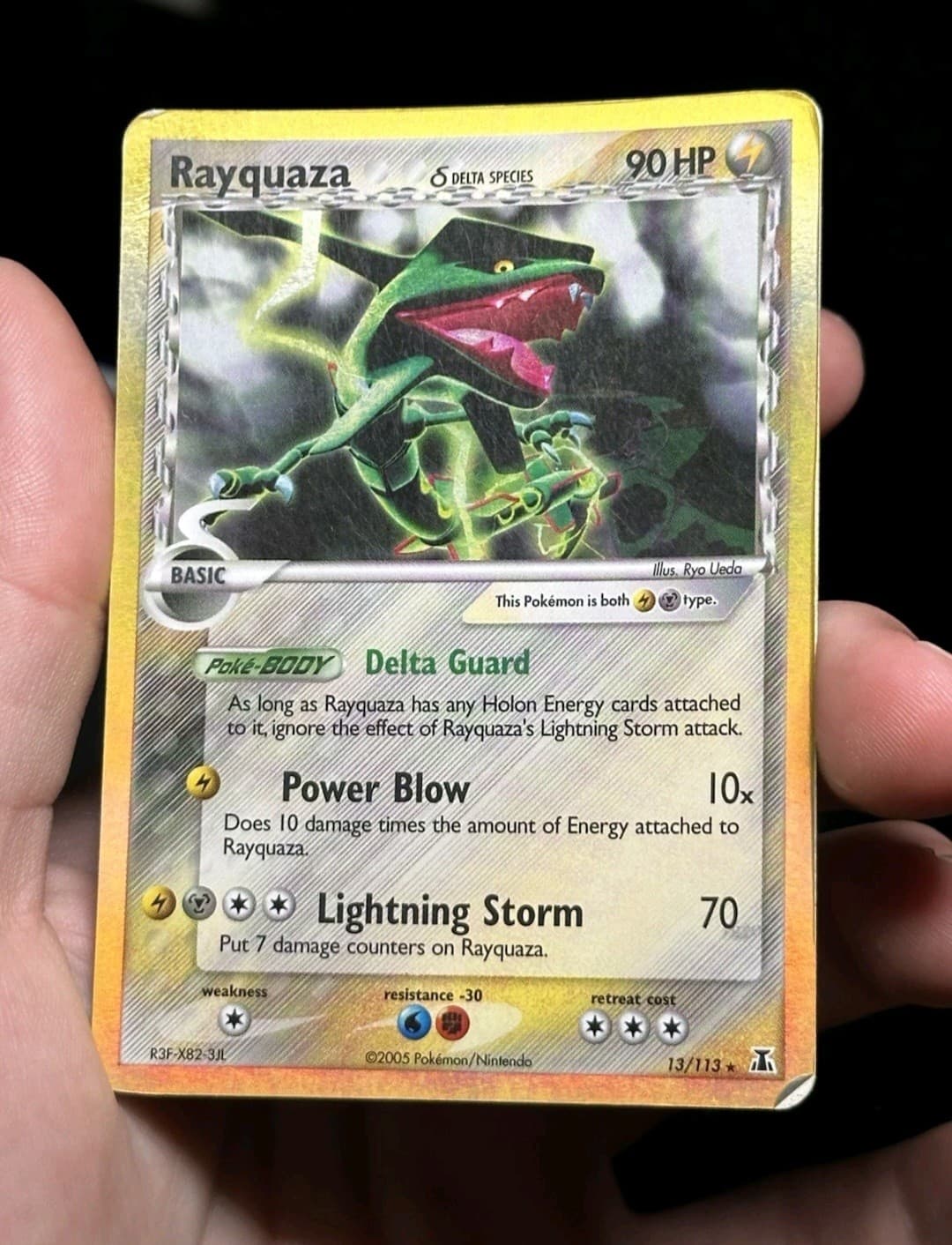 Rayquaza 13/113 Holo Rare Delta Species...