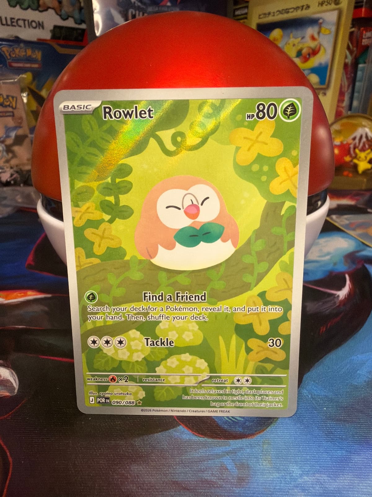 2025 Perfect Order Rowlet 090/88 Illustration Rare