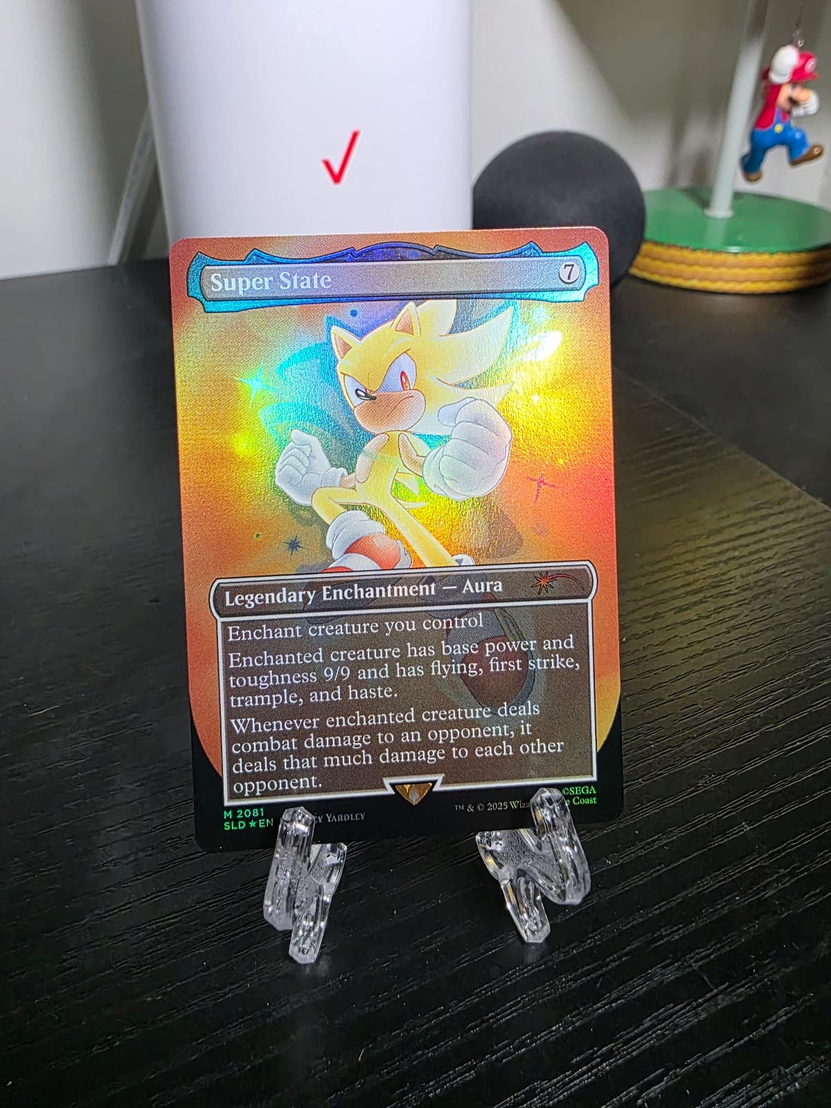 MTG Sonic The Hedgehog Super State (Rainbow Foil)