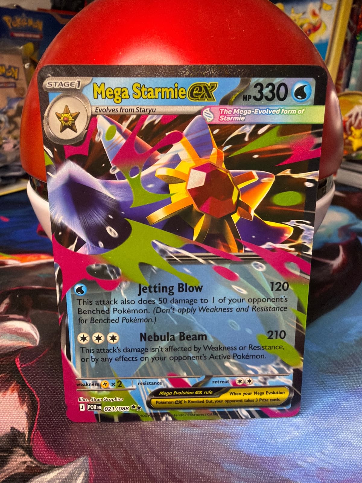 Mega Starmie ex Perfect Order 021/88 Double Rare