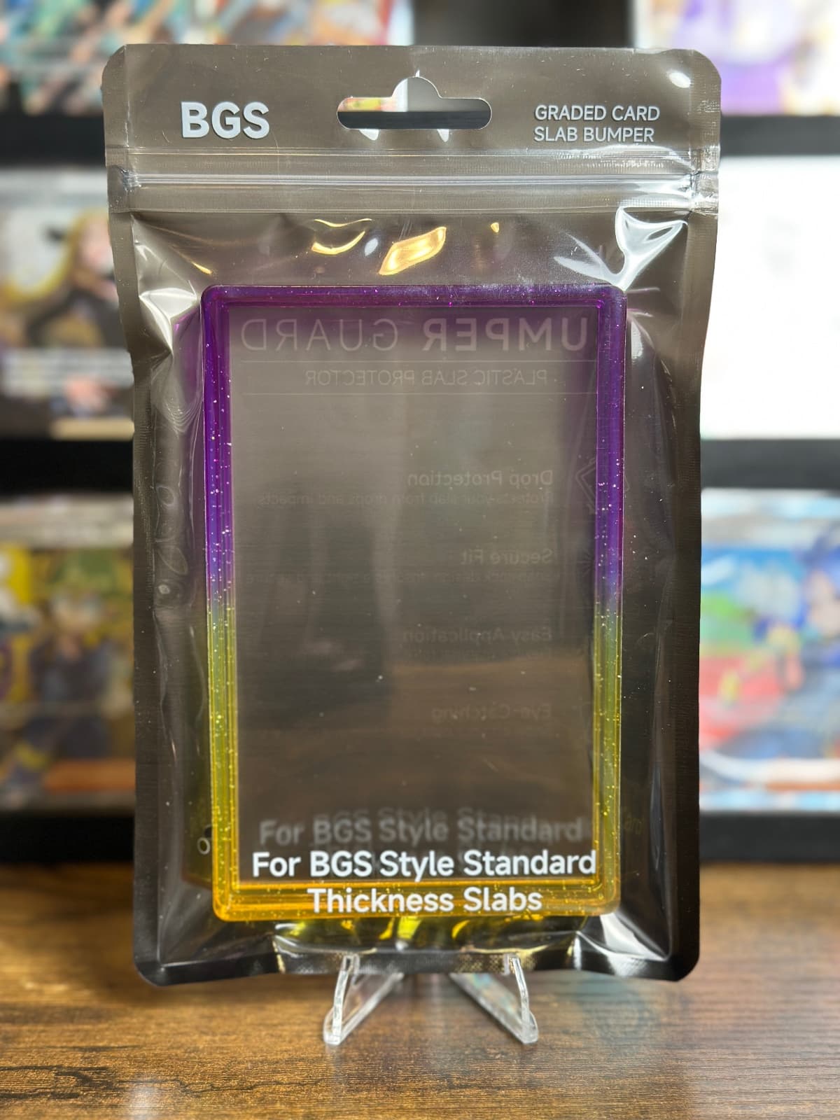 Purple/Yellow Beckett Graded Card Guard