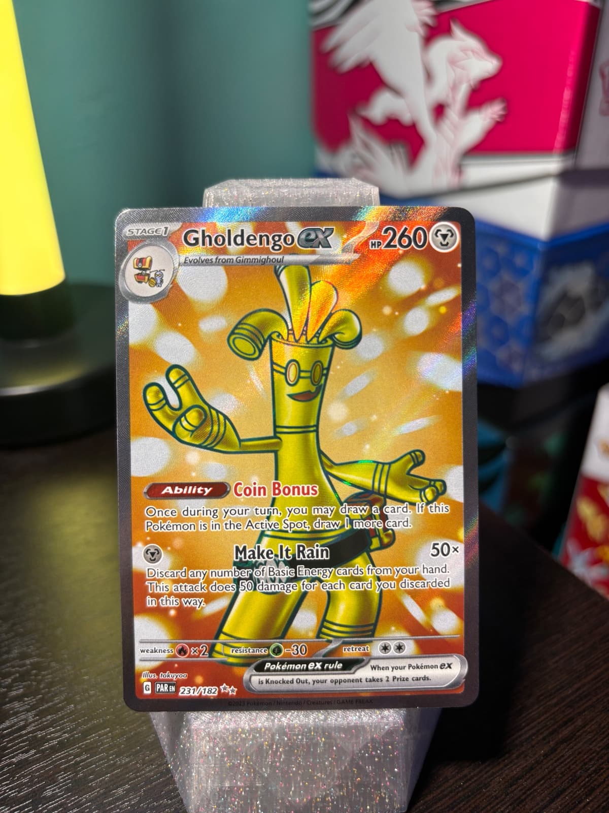 Gholdengo ex Paradox Rift 231/182 Ultra Rare