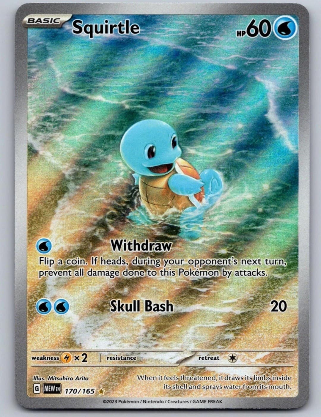 2023 151 Squirtle 170/165 Illustration Rare