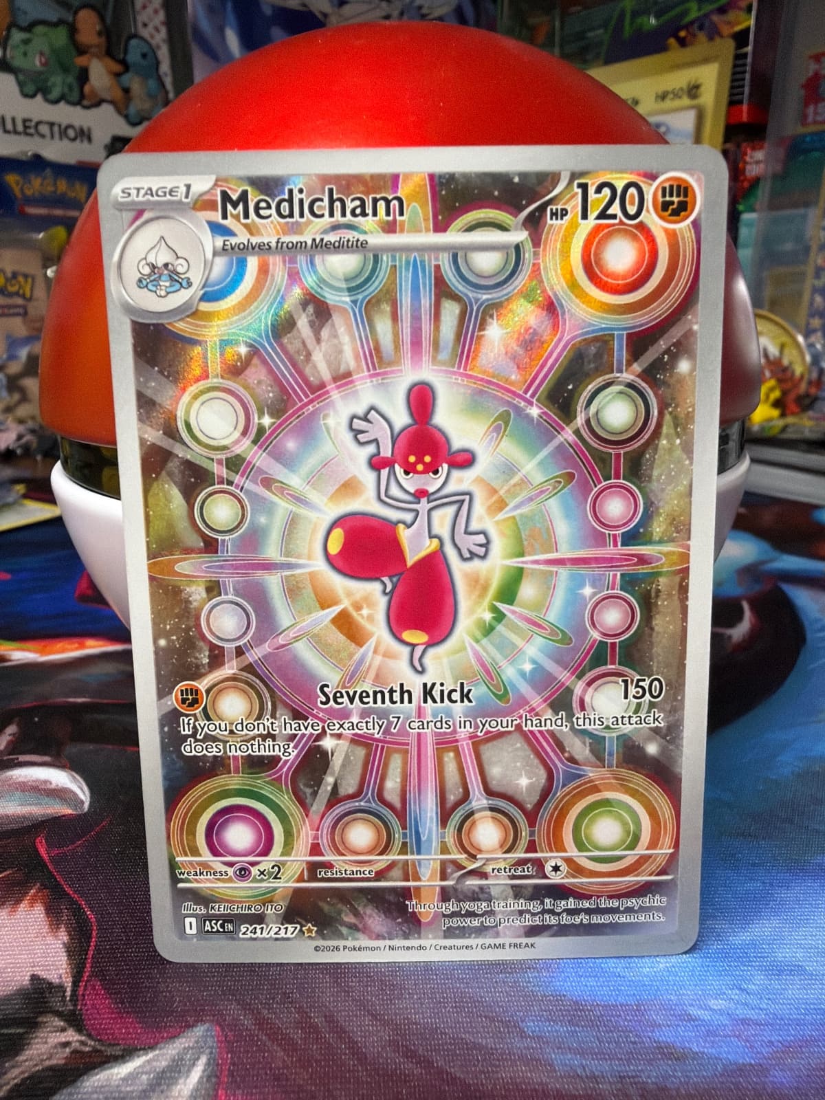 Medicham 241/217 Ascended Heroes Illustration Rare