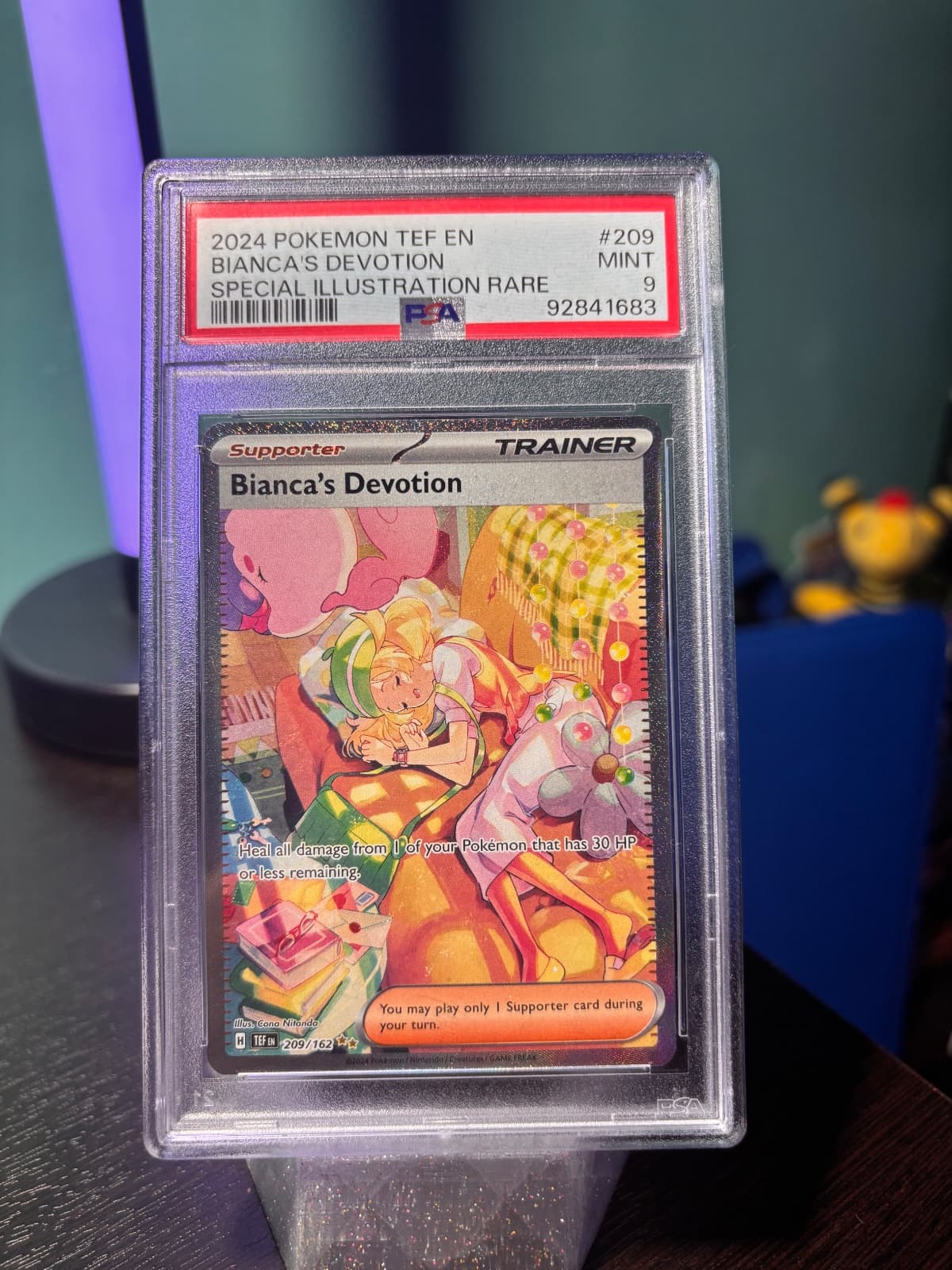 2024 Pokemon TEF Bianca's Devotion 209/162 PSA 9
