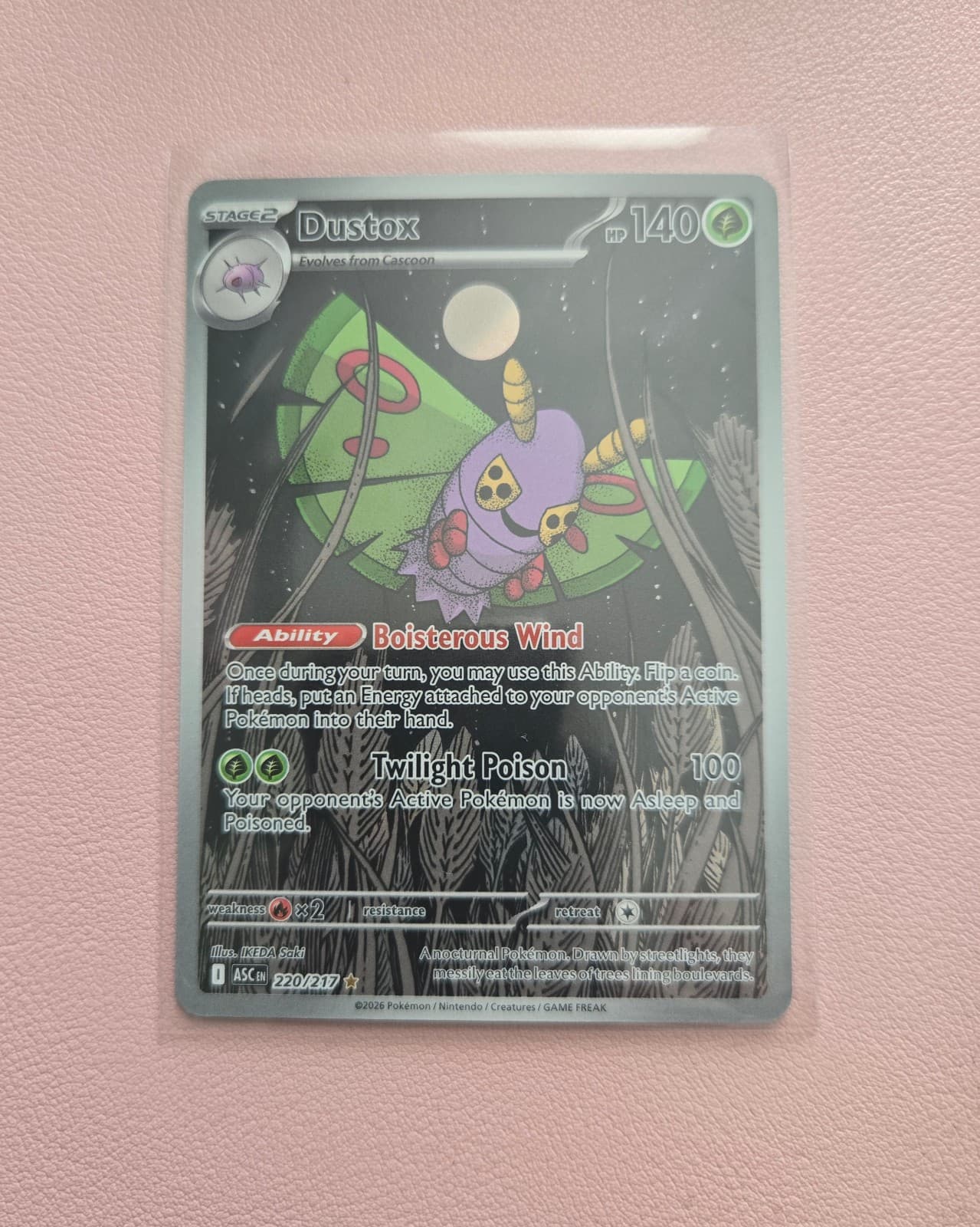 2026 Ascended Heroes Dustox 220/217...
