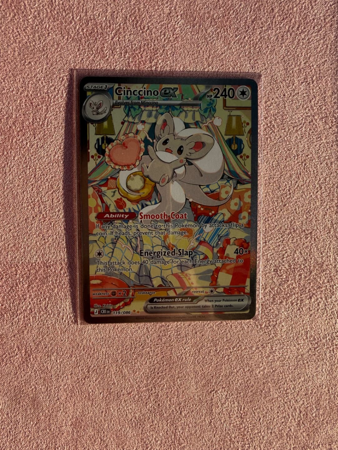 Cinccino ex Chaos Rising 119/86 Special...