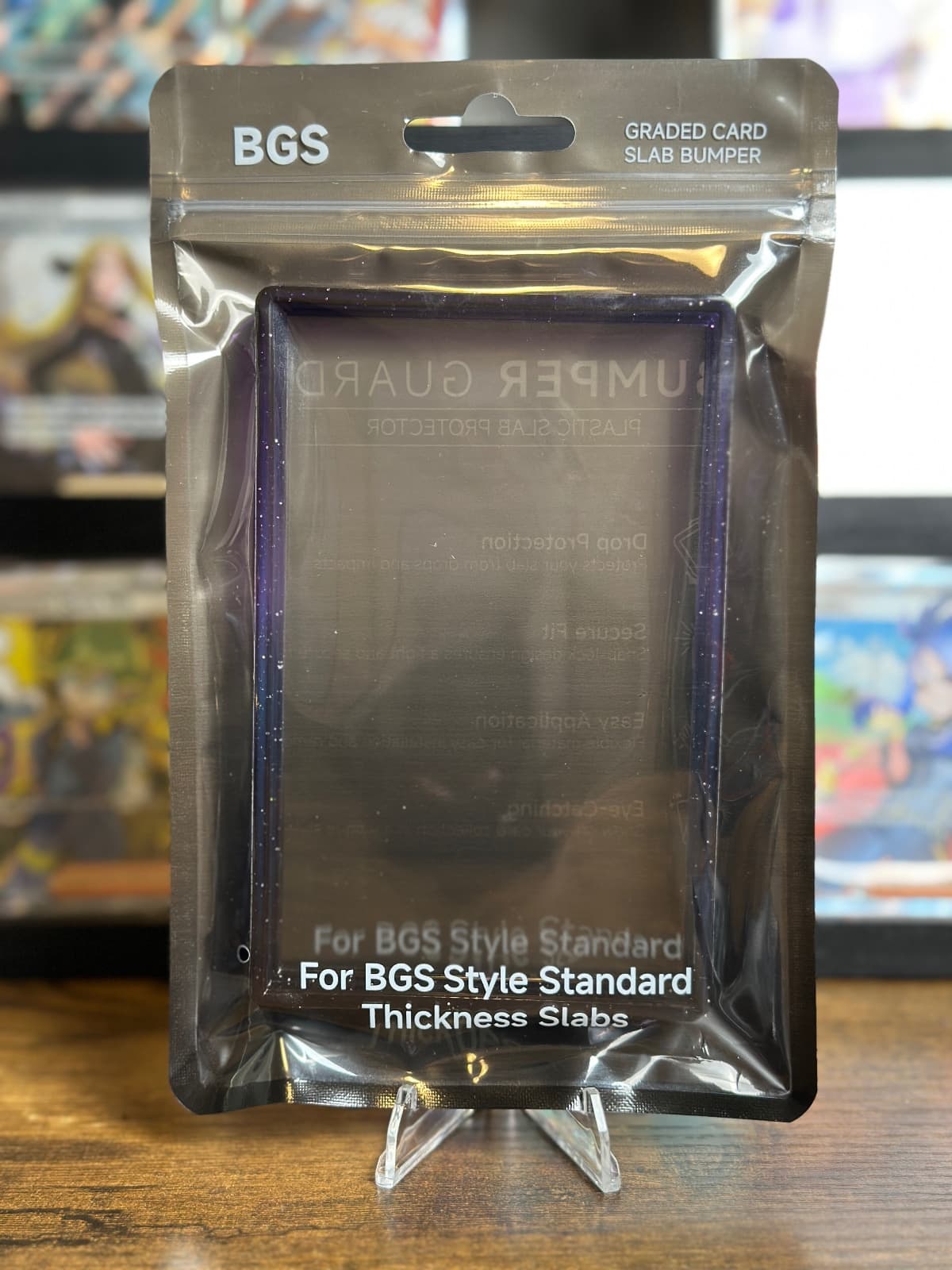 Purple/Black Beckett Fit Graded Card Guard