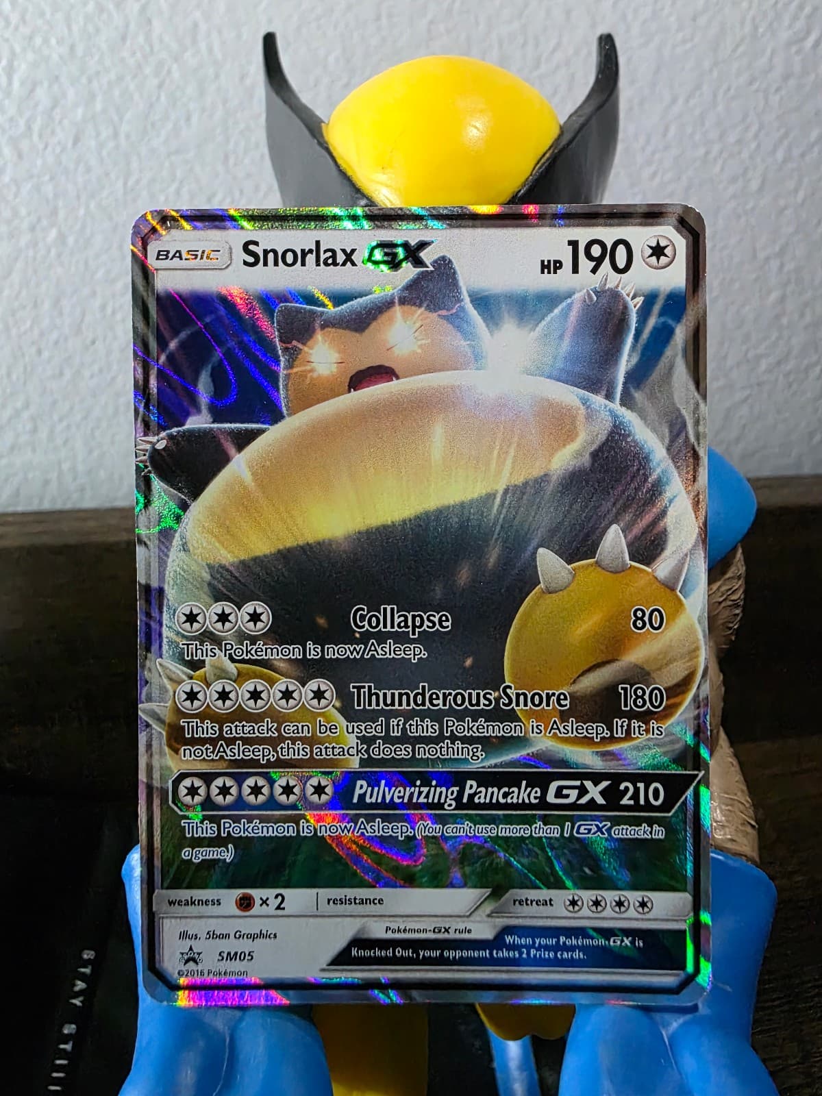 2016 SM Black Star Promos Snorlax GX SM05