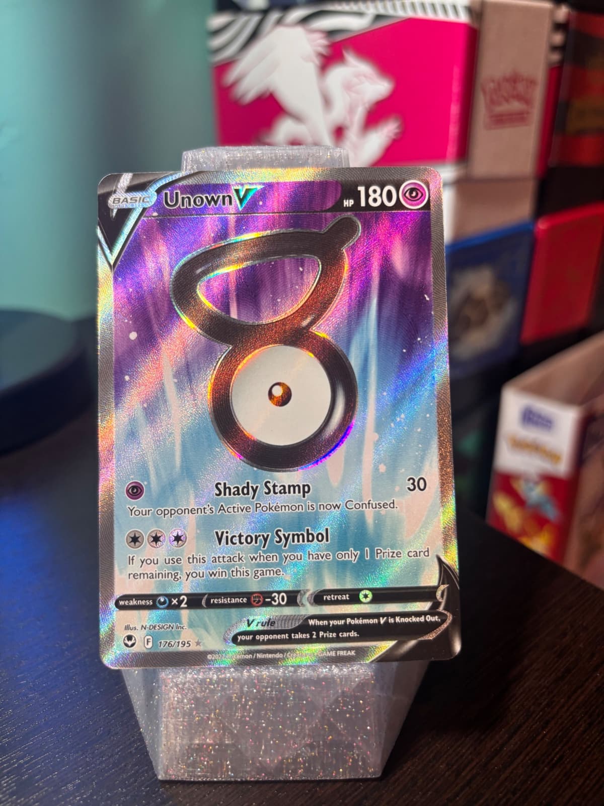 Silver Tempest Unown V 176/195 Ultra Rare