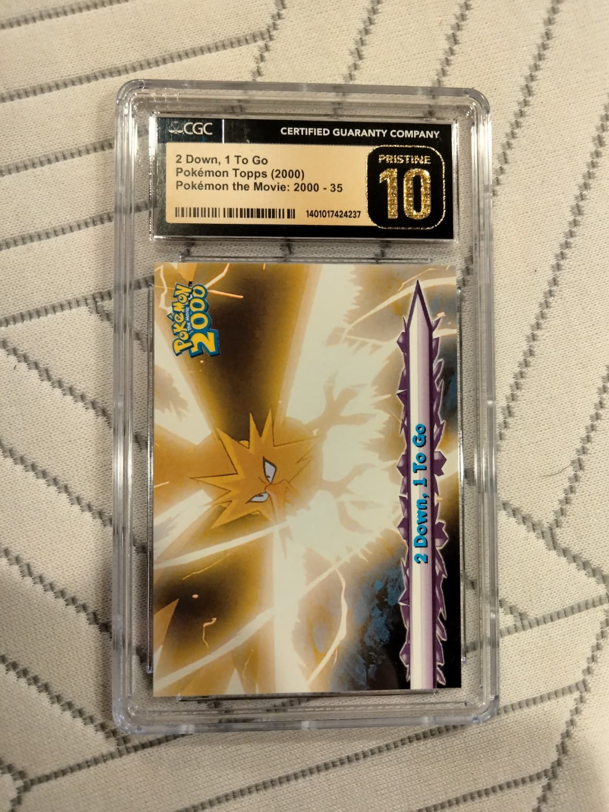 CGC PRISTINE 10 - 2000 Pokémon Topps Movie 2...