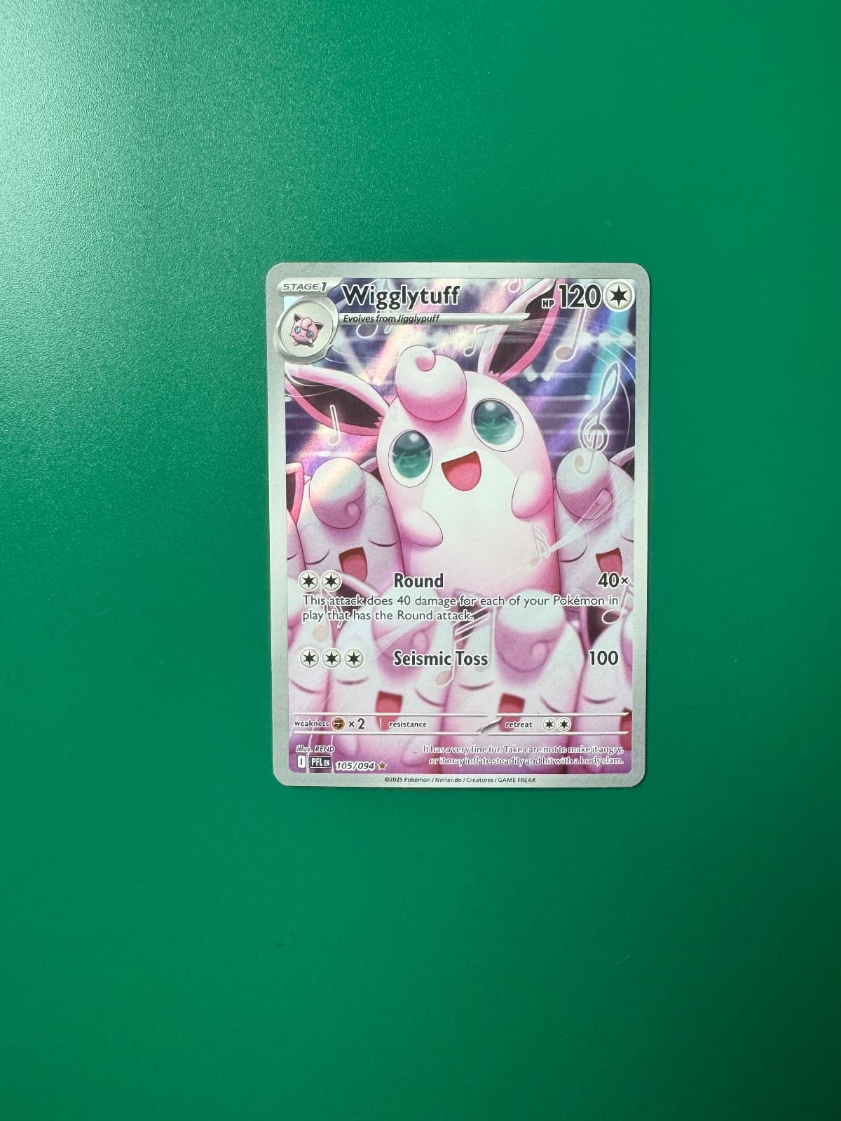 2025 Phantasmal Flames Wigglytuff 105/94...
