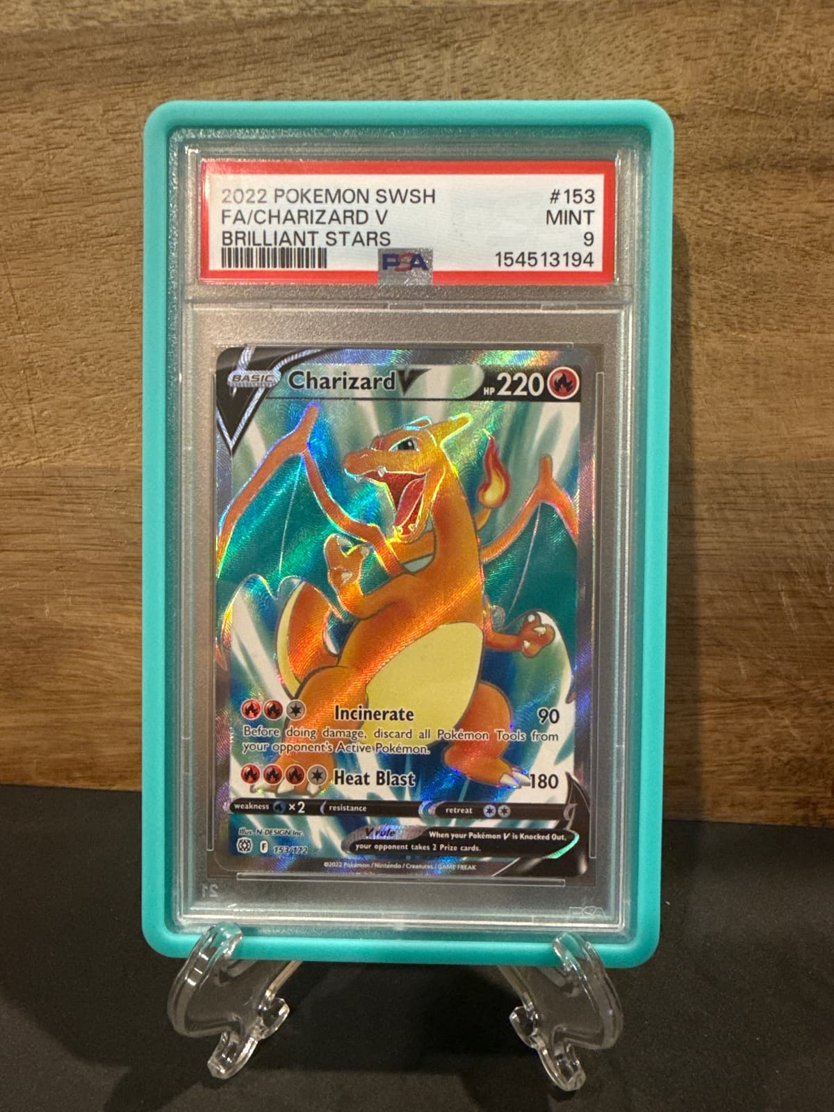 2022 SWSH Charizard 153 PSA 9