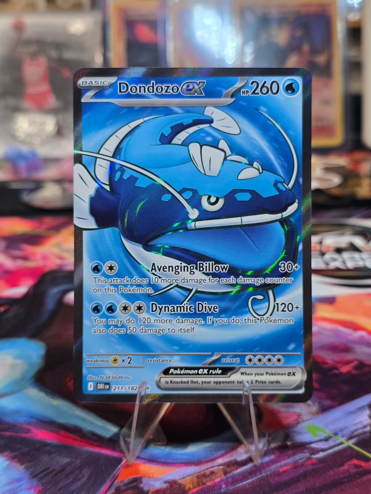 Dondozo ex 211/182 Ultra Rare Destined Rivals