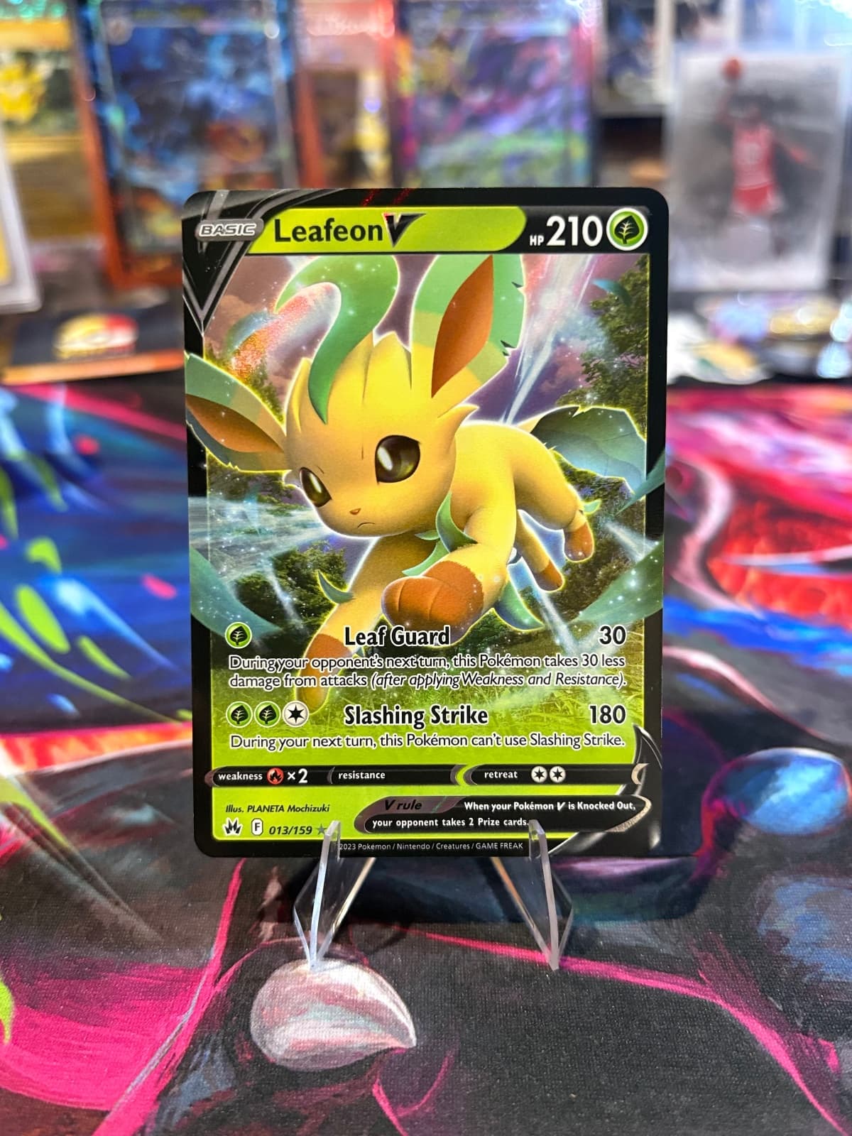 Leafeon V - Crown Zenith - 013/159 Holo Rare V