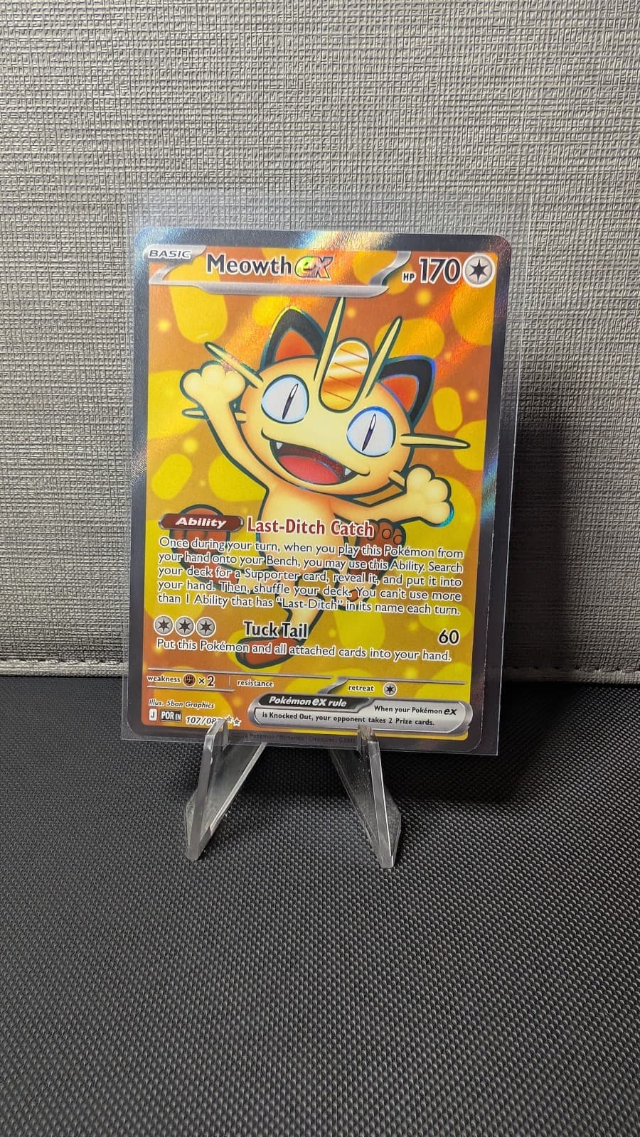 Meowth ex Perfect Order 107/088 Ultra Rare