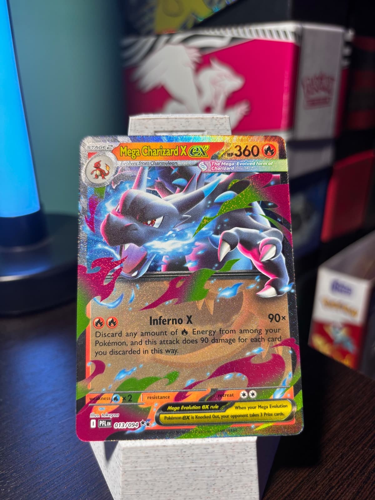 Mega Charizard X ex 013/94 Phantasmal Flames...