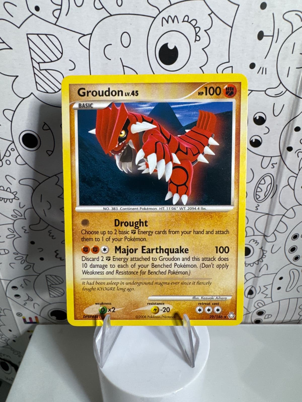 2008 Legends Awakened Groudon 29/146