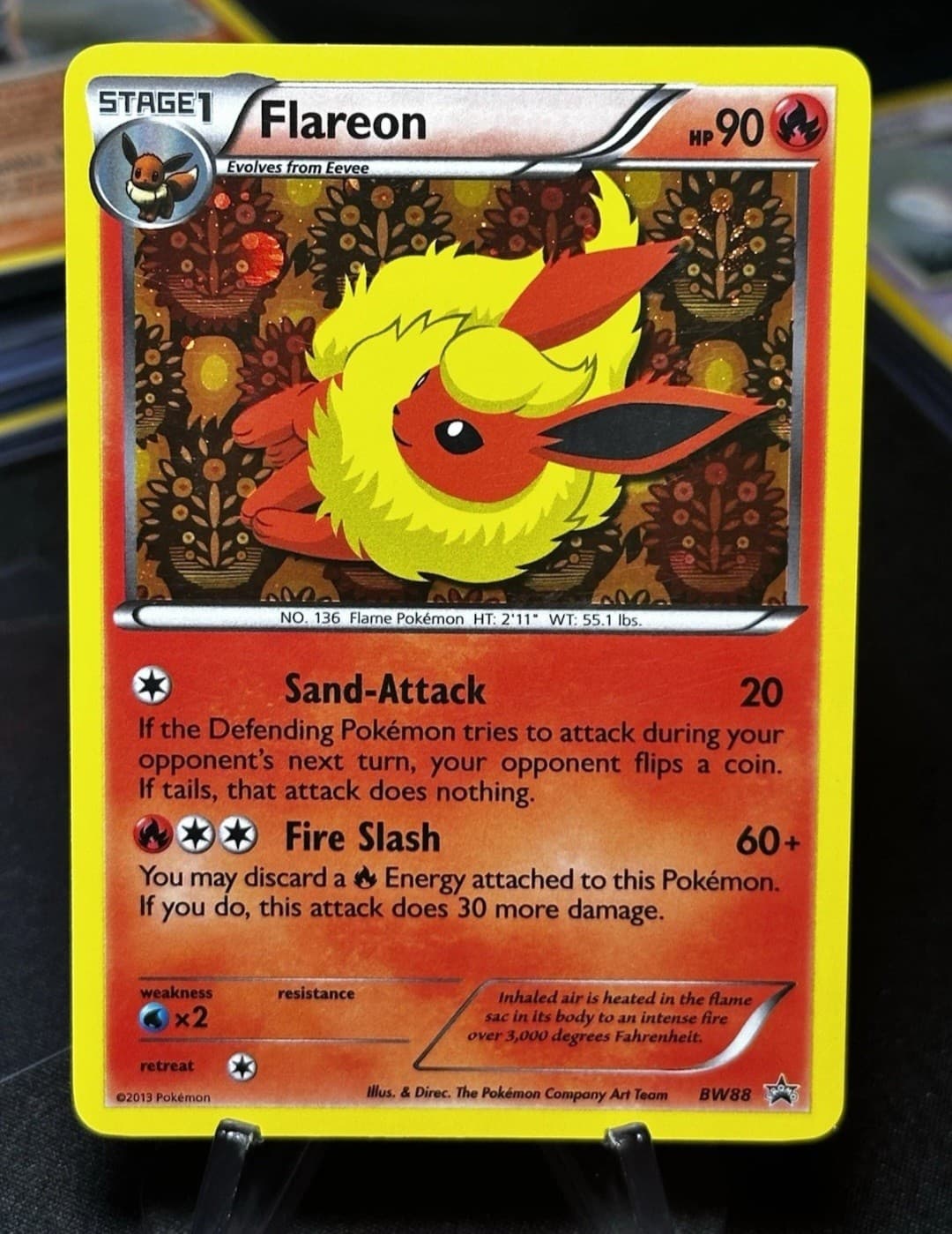 The Pokémon Company Pokémon TCG Flareon BW88...