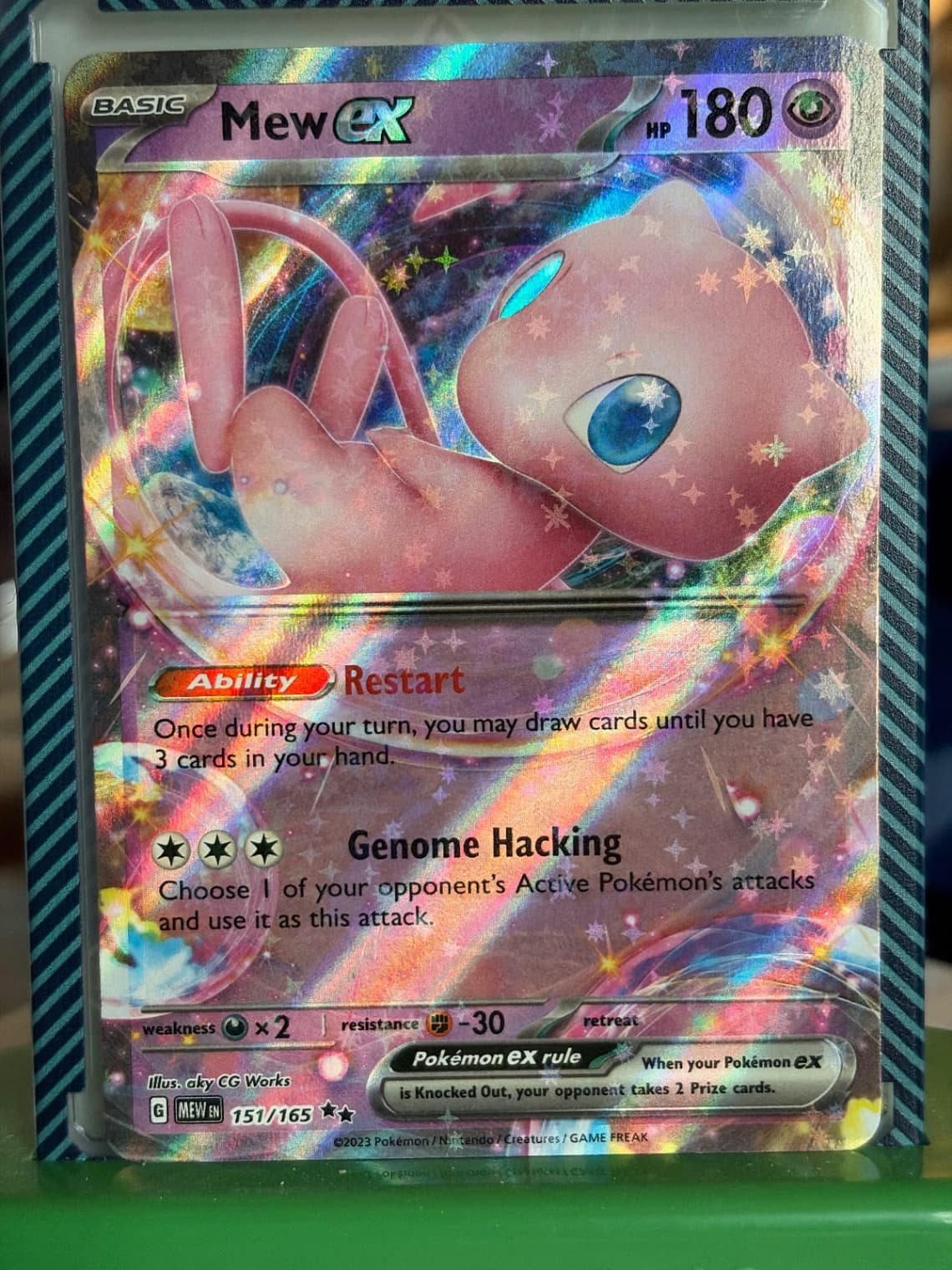 2023 Pokemon 151 Mew ex 151/165 Double Rare
