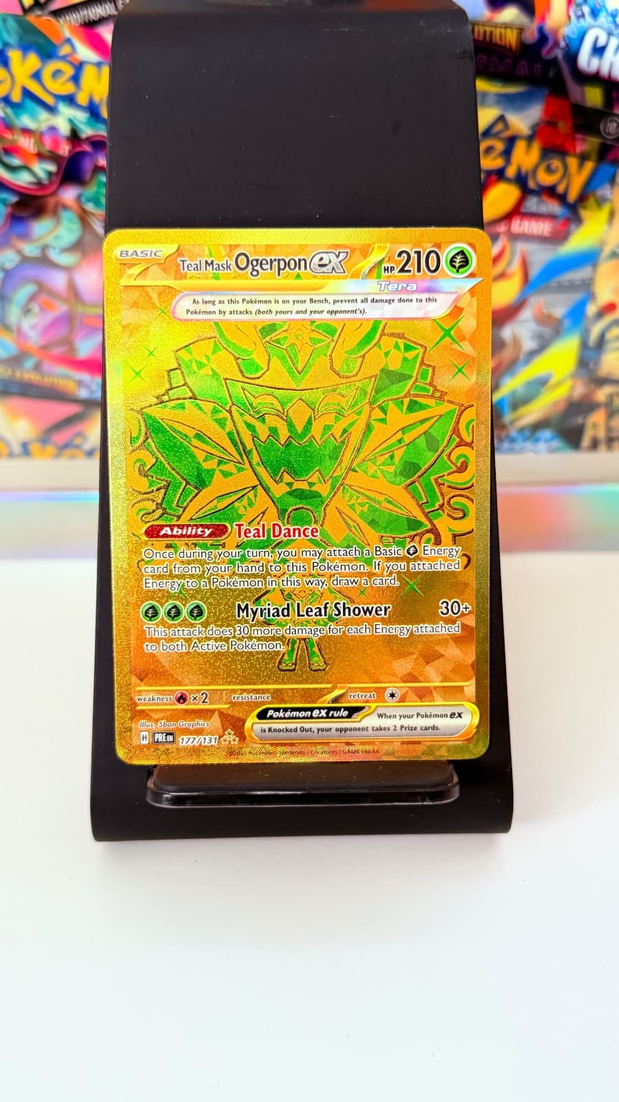 Teal Mask Ogerpon ex 177/131 Hyper Rare