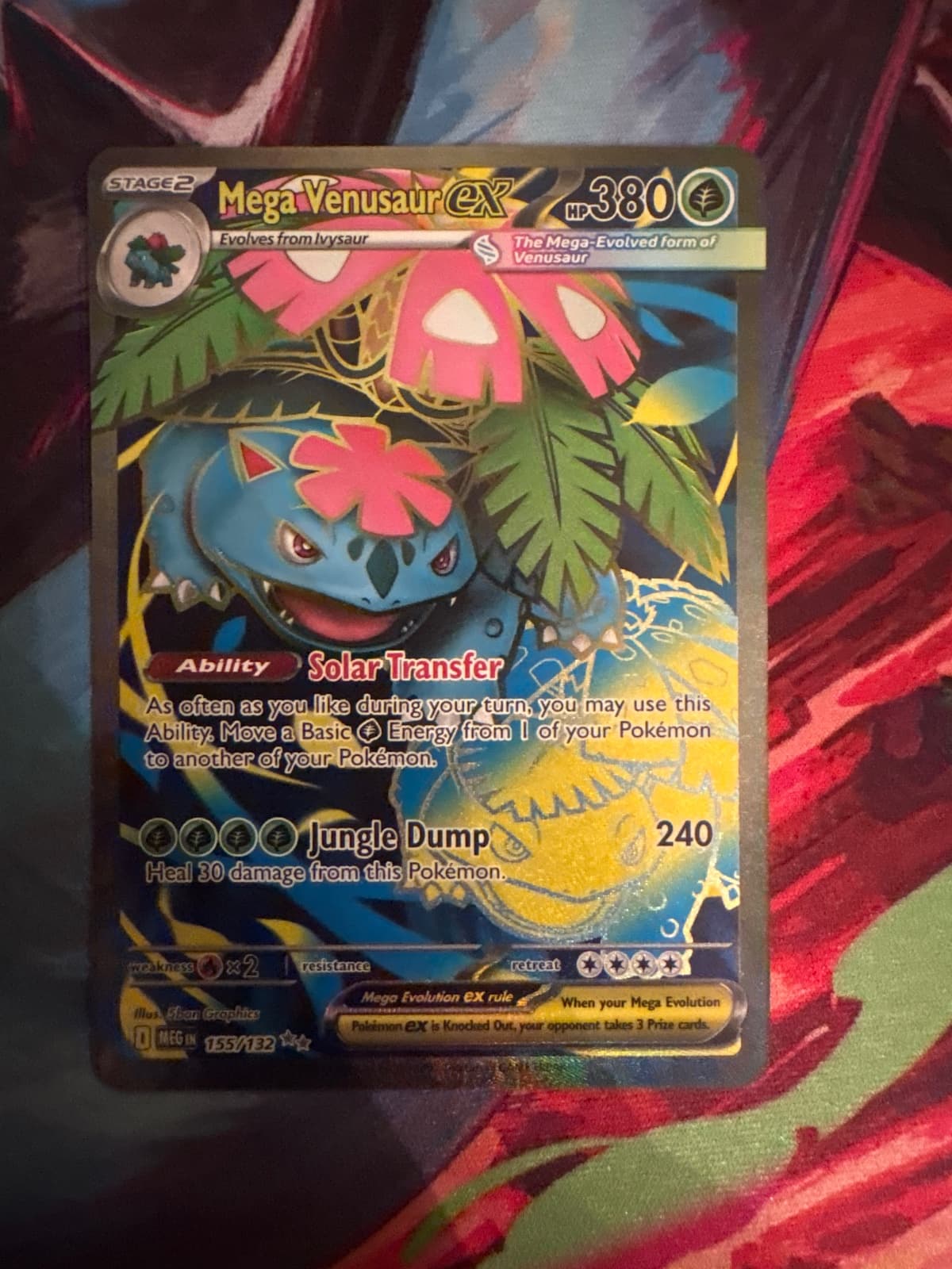 Mega Venusaur ex - 155/132 - ME01: Mega...