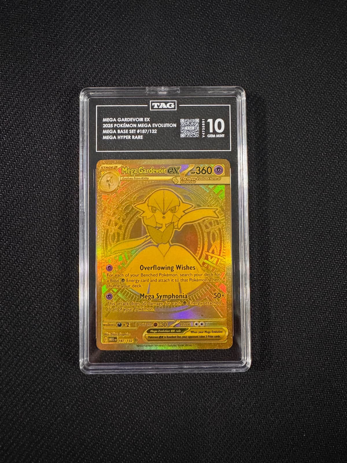 2025 Mega Gardevoir EX 167/132 TAG 10