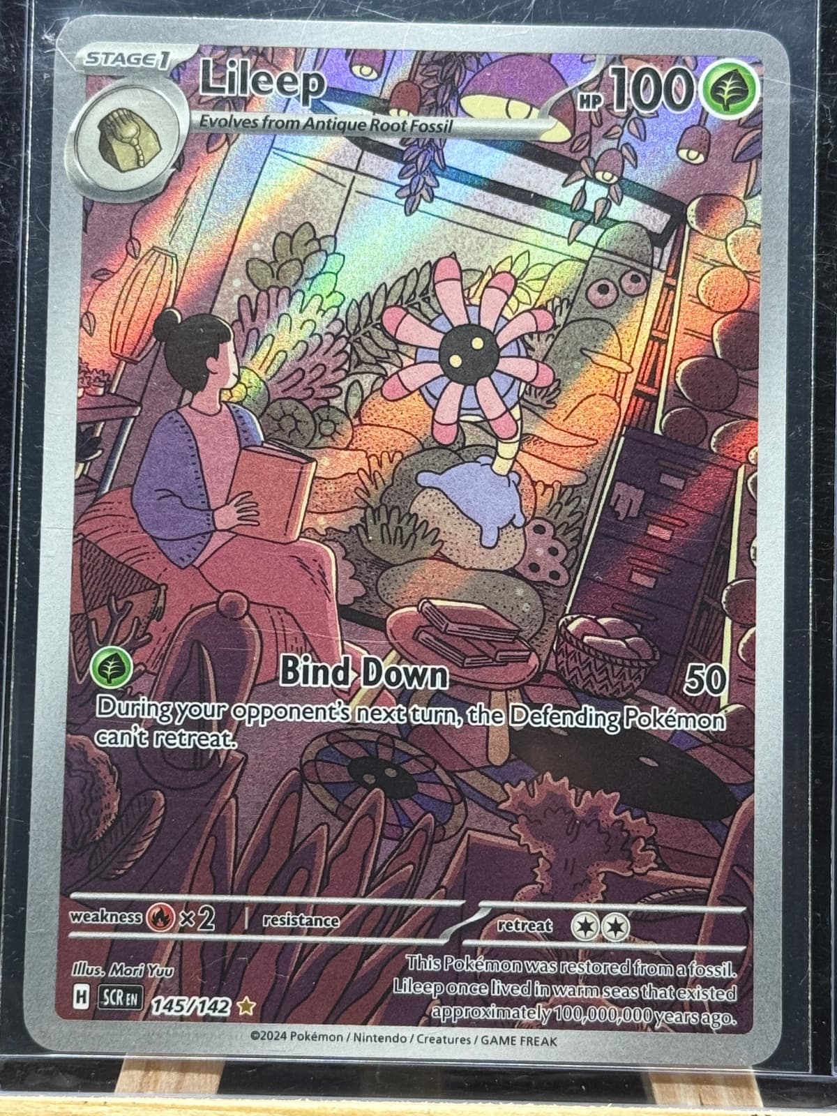 Stellar Crown Lileep 145/142 Illustration Rare