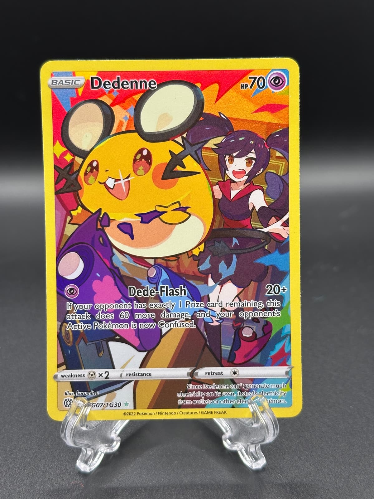 Dedenne TG07/TG30, Brilliant Stars Trainer Gallery