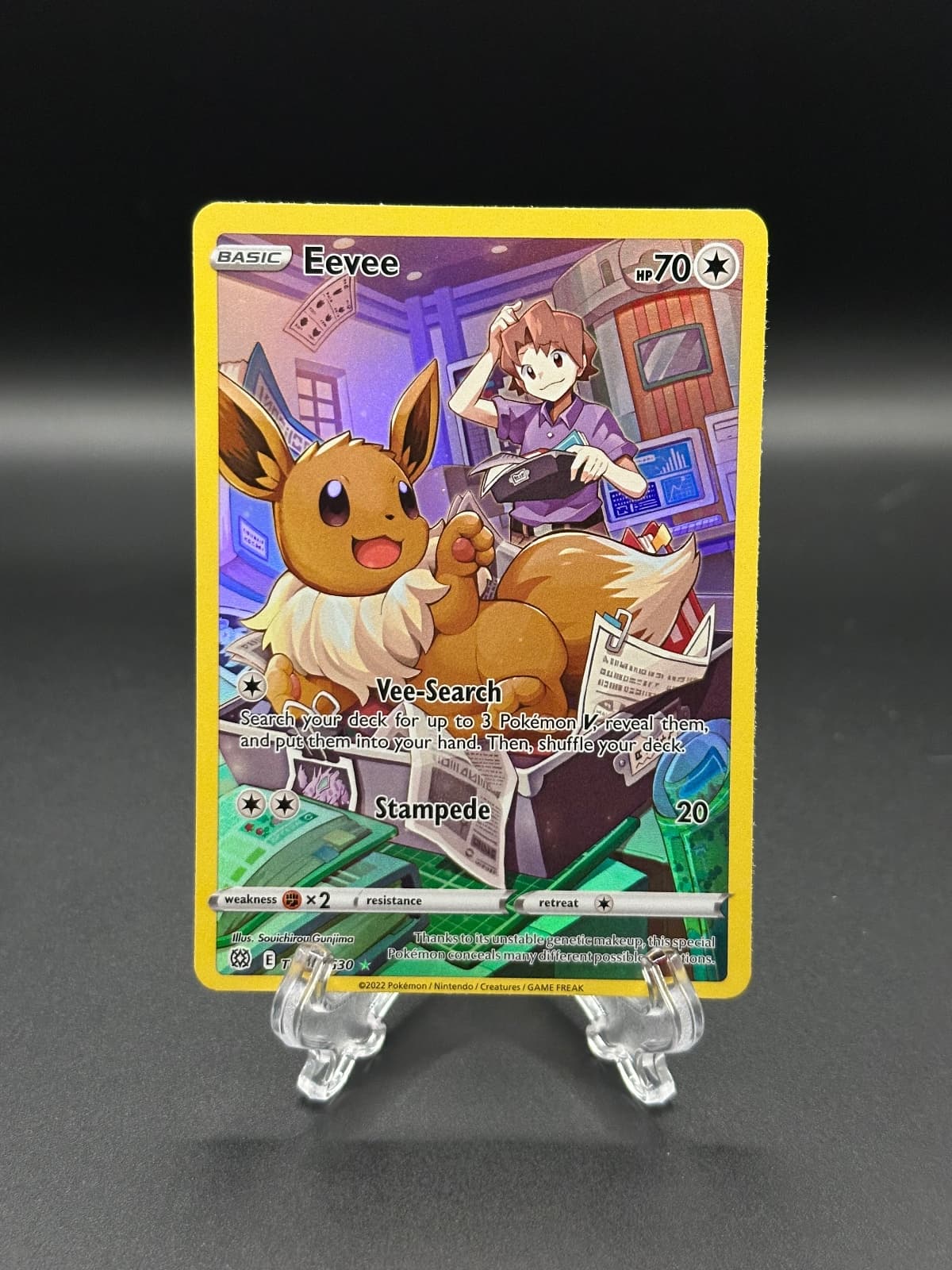 Eevee TG11/TG30, Brilliant Stars Trainer Gallery