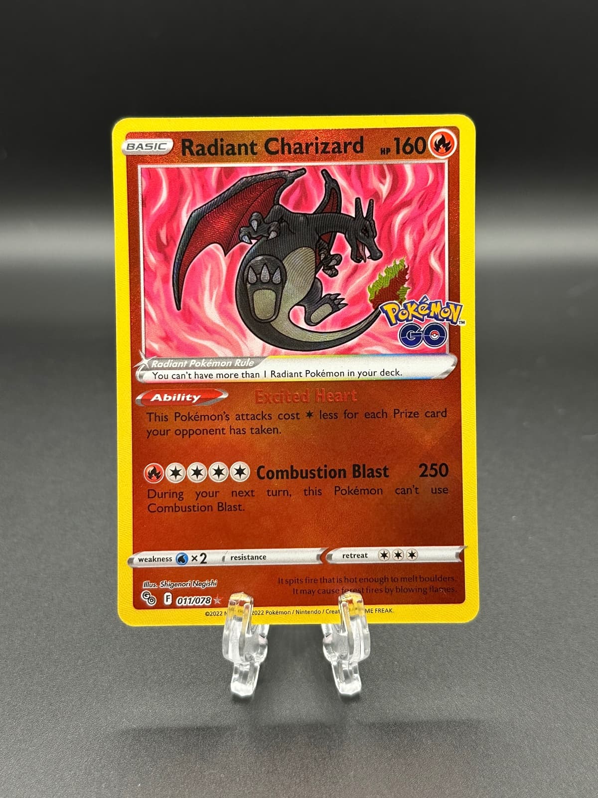 Radiant Charizard 011/078, Radiant rare,...
